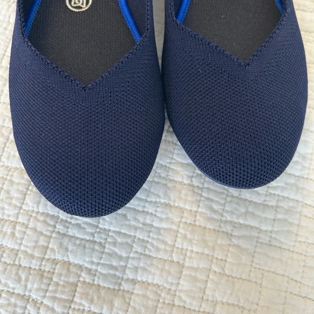 Rothy's Classic Navy Blue Flats - Picture 8 of 8